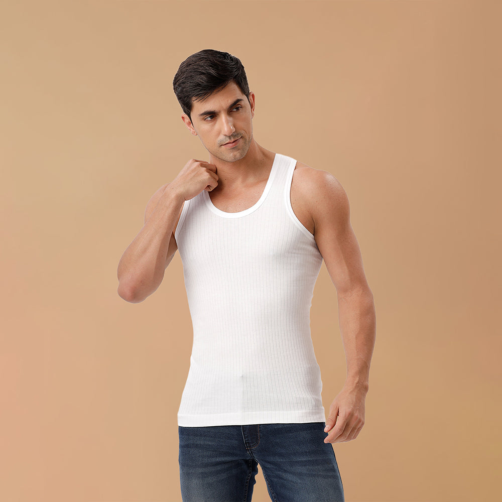 Rib Cotton Vest