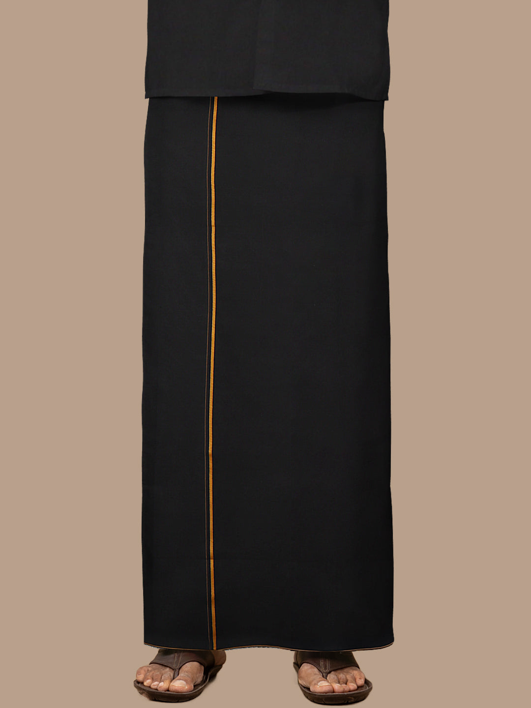 Mens Devotional Dhoti Divine Black SB