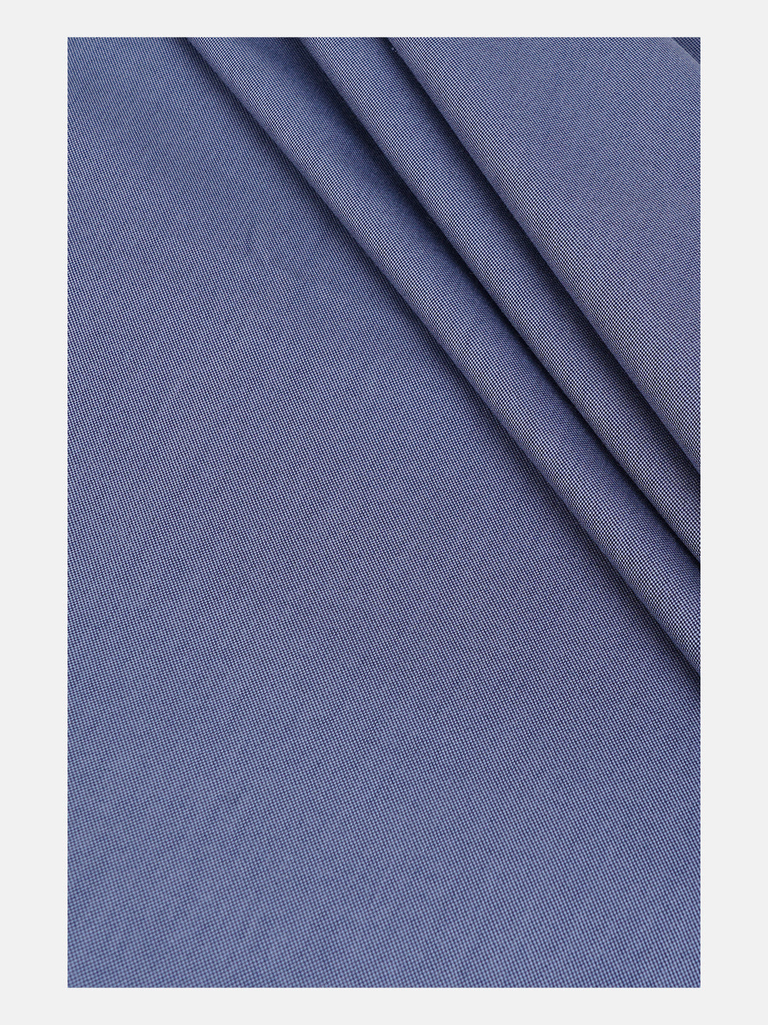 Men 100%Cotton Plain Shirt Fabric Greyish Blue Ferrari