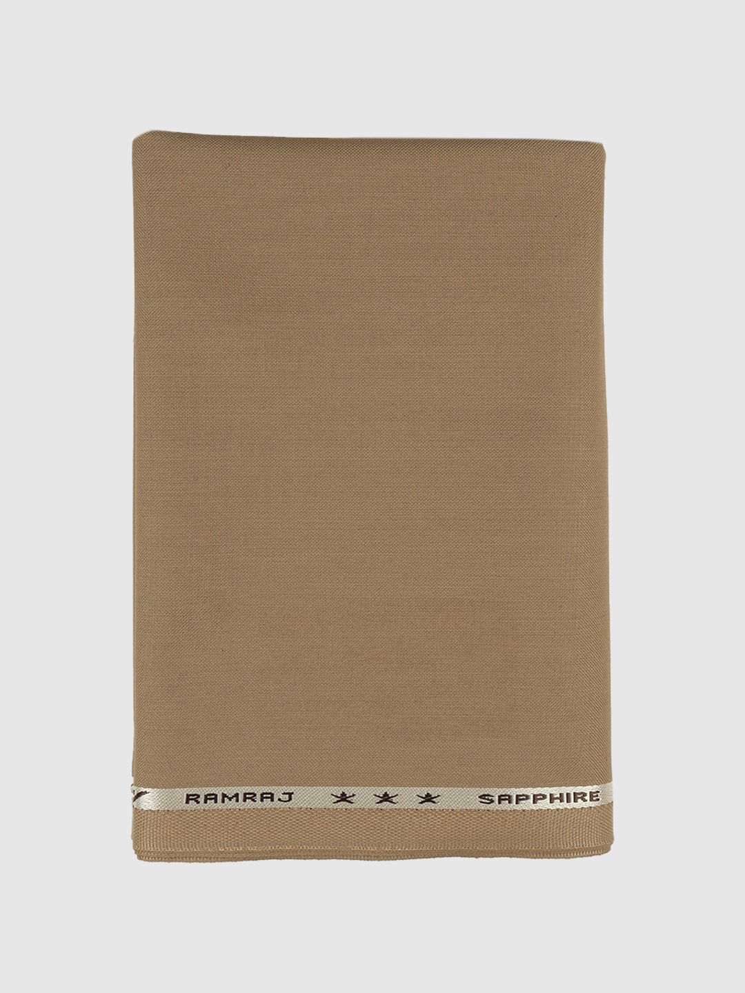 Men Cotton Blend Pants Fabric Light Brown Sapphire Cuf