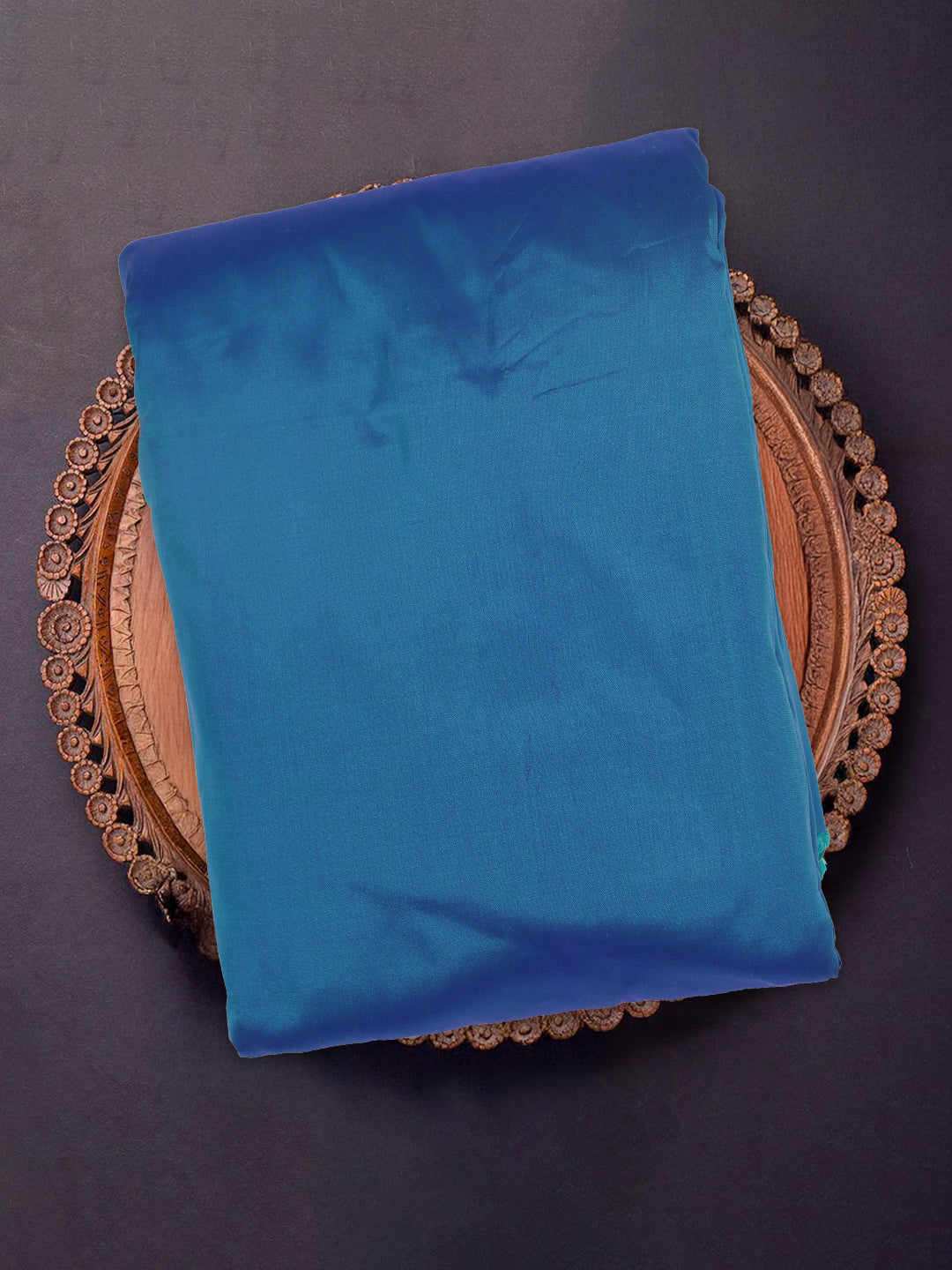 100% Silk Men Shirting Fabric Anandha Blue