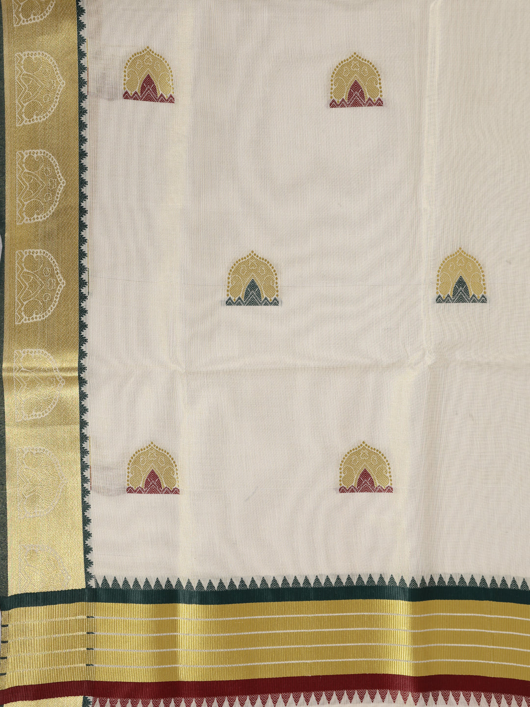 Women Tissue Gold Printed Saree KLS63