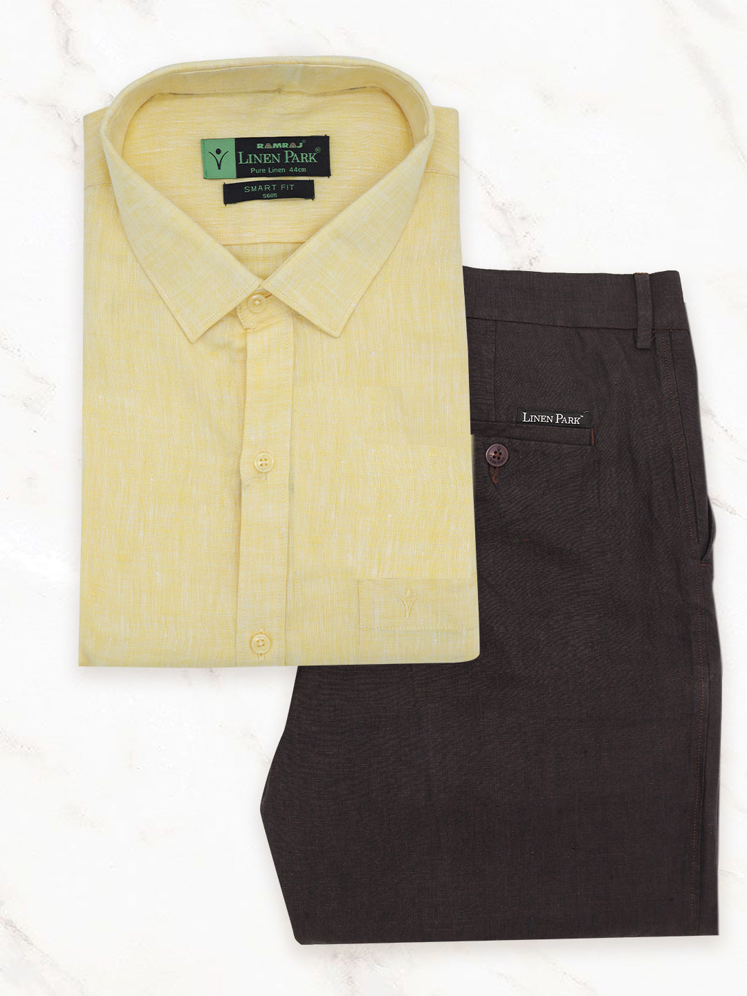 Mens Pure Linen Shirt and Pant Combo PL1