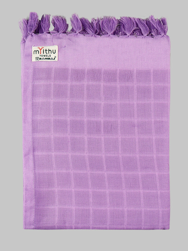 Cotton Checked Bath Towel Sweety Colour