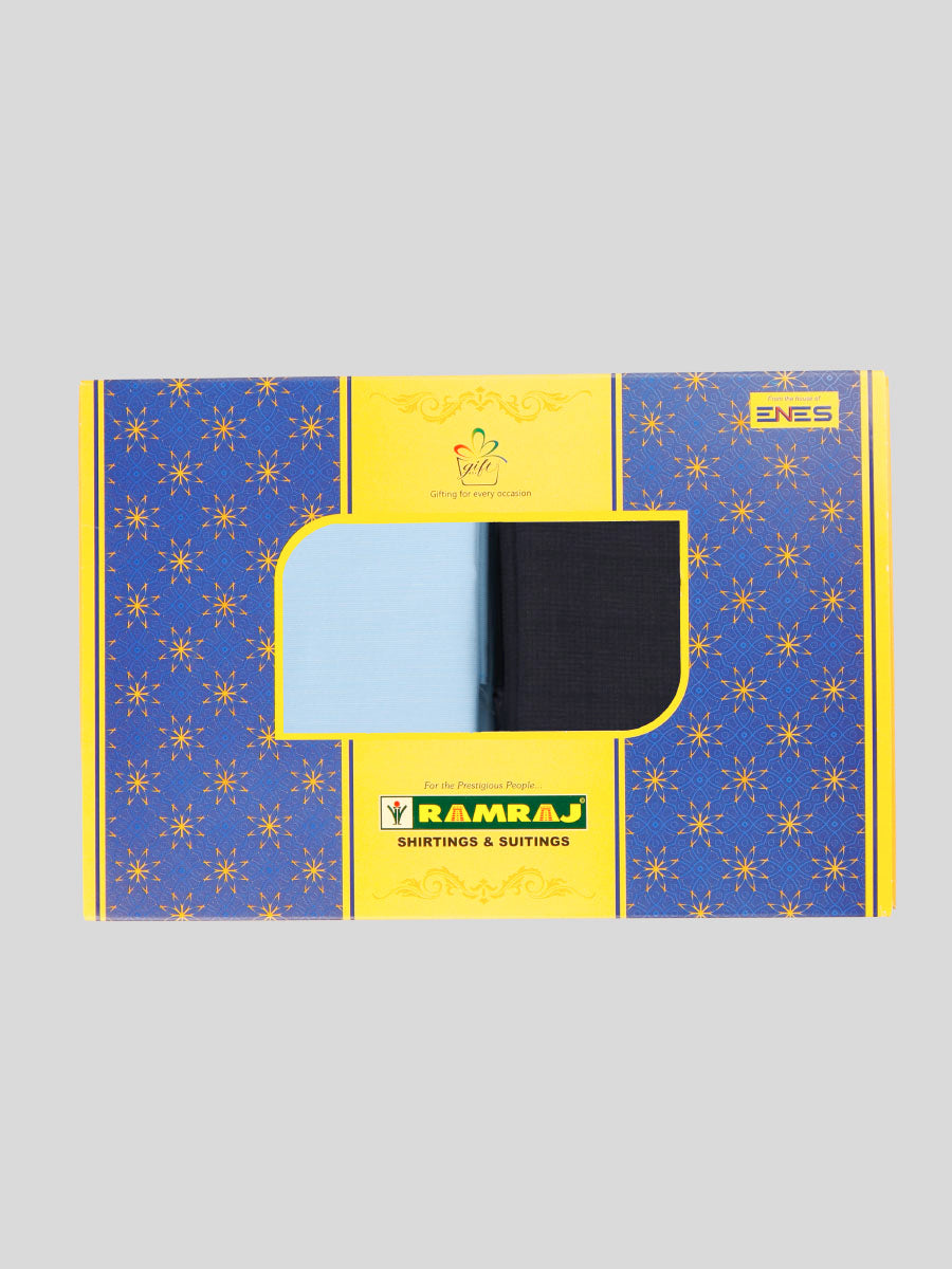 Cotton Plain Shirting & Suiting Gift Box Combo ME117-Ad vert