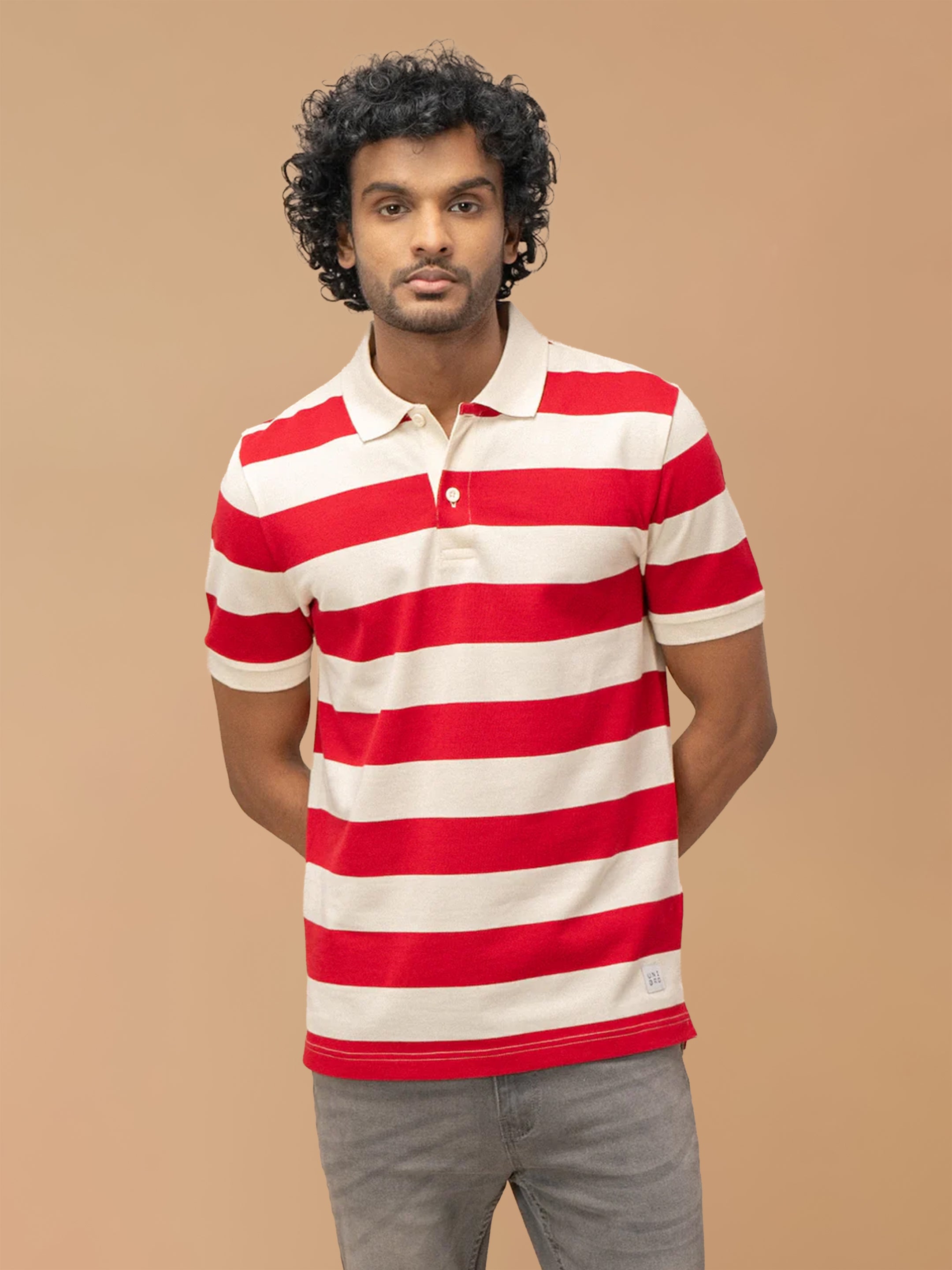 Stripper Cotton Rich Polo Chilly Pepper