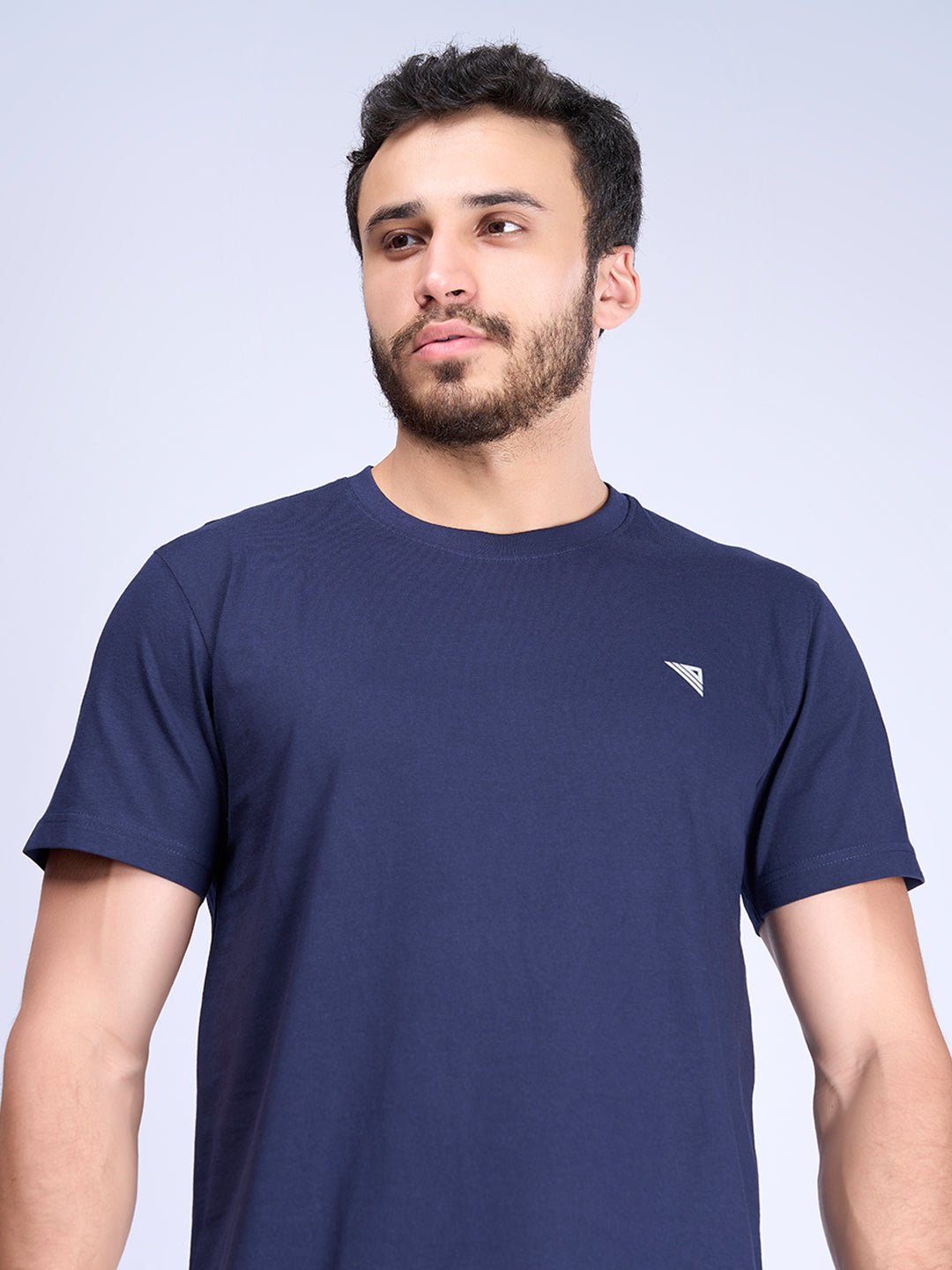 Mens 100% Cotton Starry night navy Half Sleeves Expert Tee - ET7