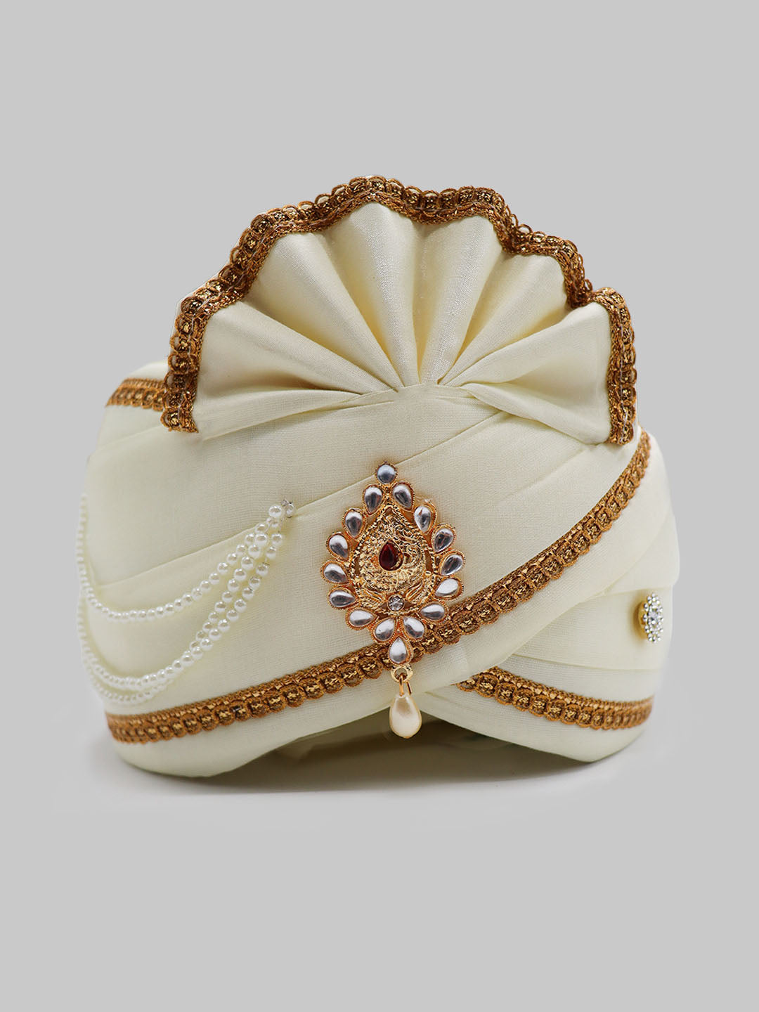 Traditional Silky Style Wedding Turban  - 93