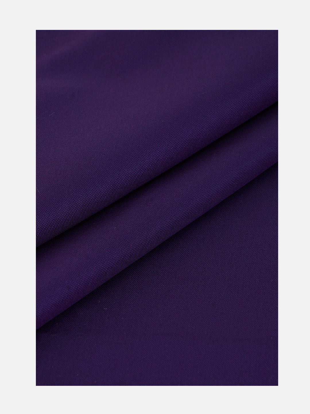 Men 100%Cotton Plain Shirt Fabric Dark Purple Ferrari