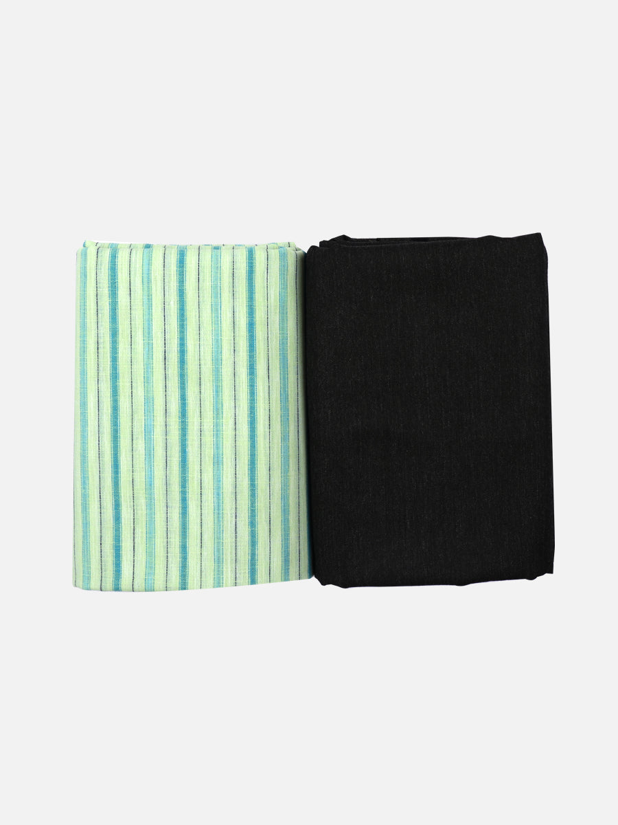 Cotton Stripes Shirting & Suiting Gift Box Combo DN73