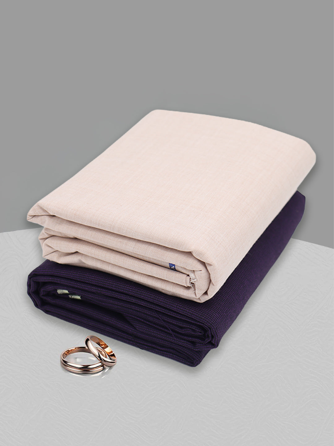 Men 100% Cotton Plain Shirting & Suiting Gift Box RY85