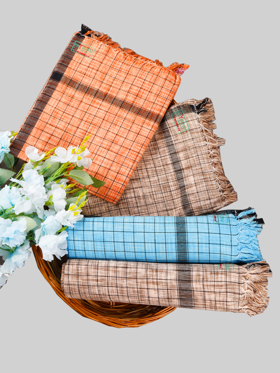 Cotton Colour Bath Towel Vihar Fire Fly (2 Pcs Pack)-Mix colour