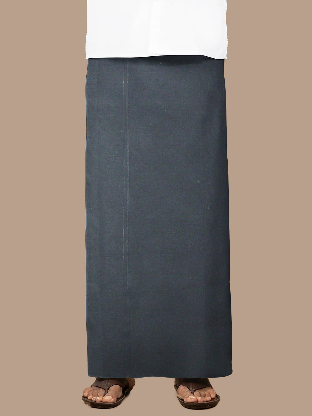 Mens Devotional Dhoti Poojan Paramas Dark Cement