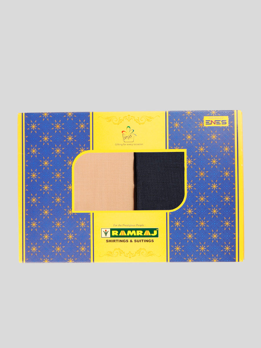 Cotton Plain Shirting & Suiting Gift Box Combo ME118-Ad vert