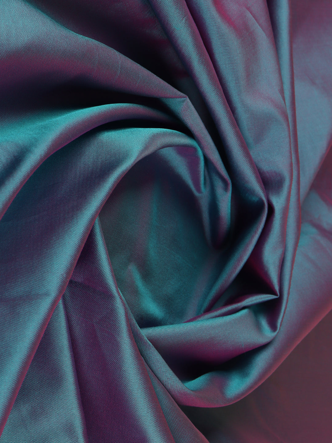 100% Pure Silk Shirt Fabric Blue
