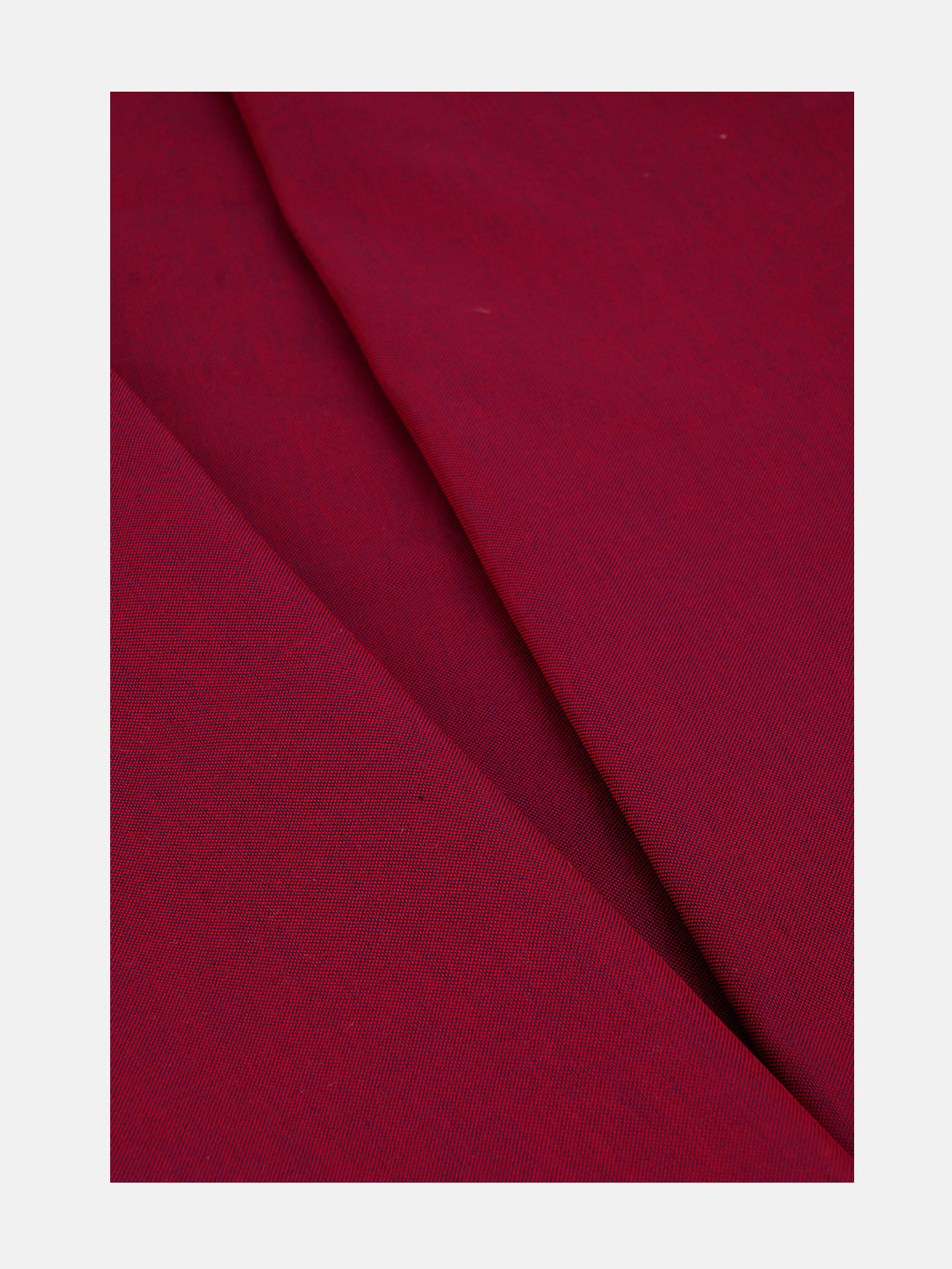 Men 100%Cotton Maroon Plain Shirt Fabric Ferrari