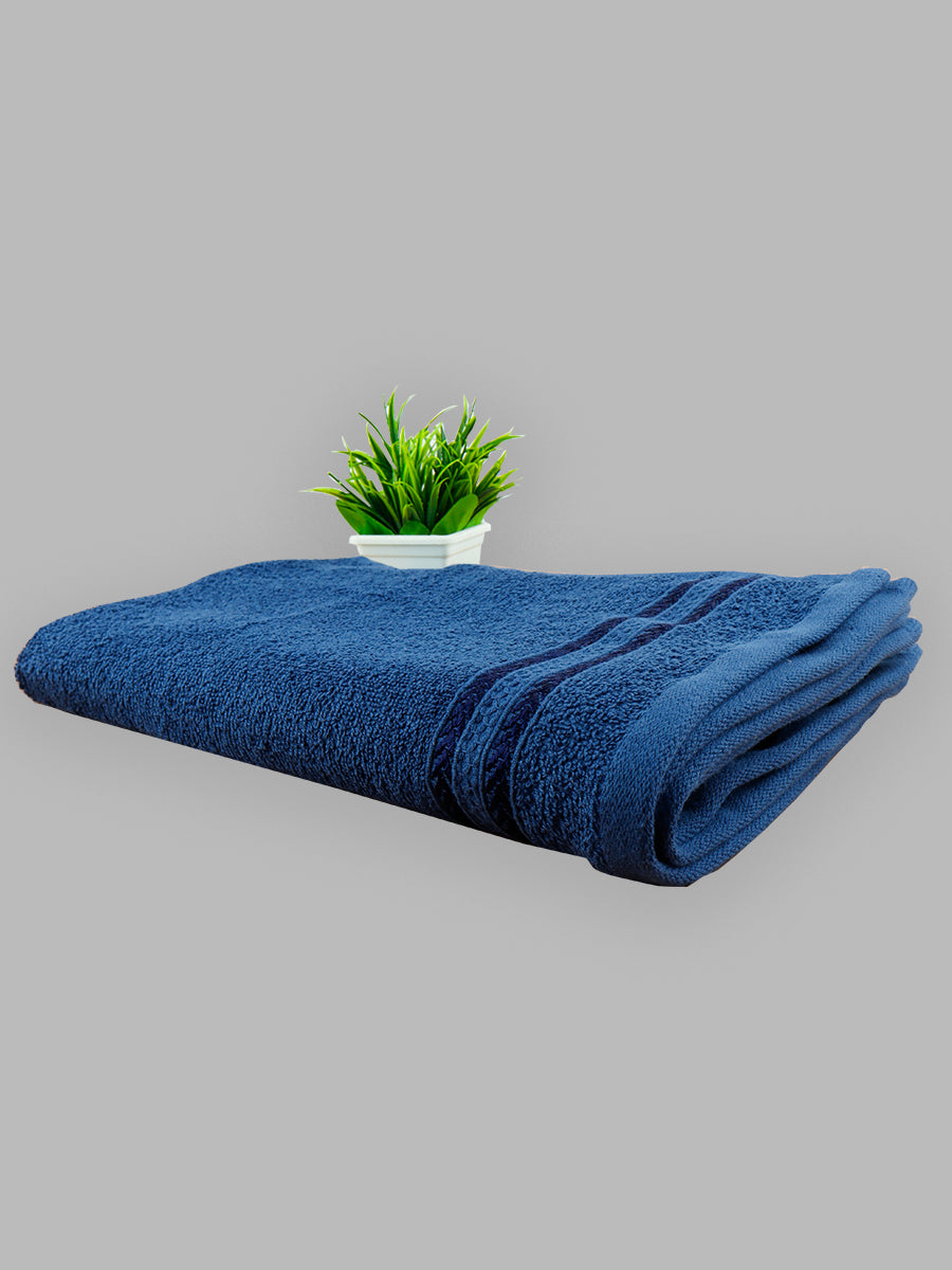 Premium Soft Terry Hand Towel Navy HC8 Pack of 2