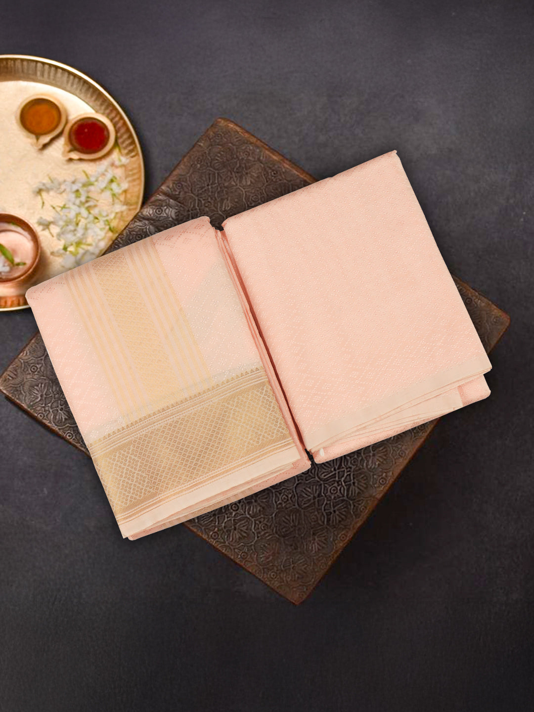 Men Art Silk Wedding Set Coral Touch Tone 150k (3*1) TT19