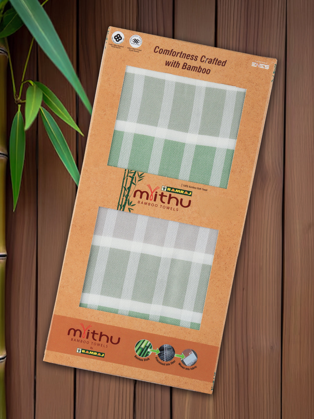 Ultra Soft Absorbent Bamboo Cotton Green Bath Towel (0.83m*1.60m) LC02