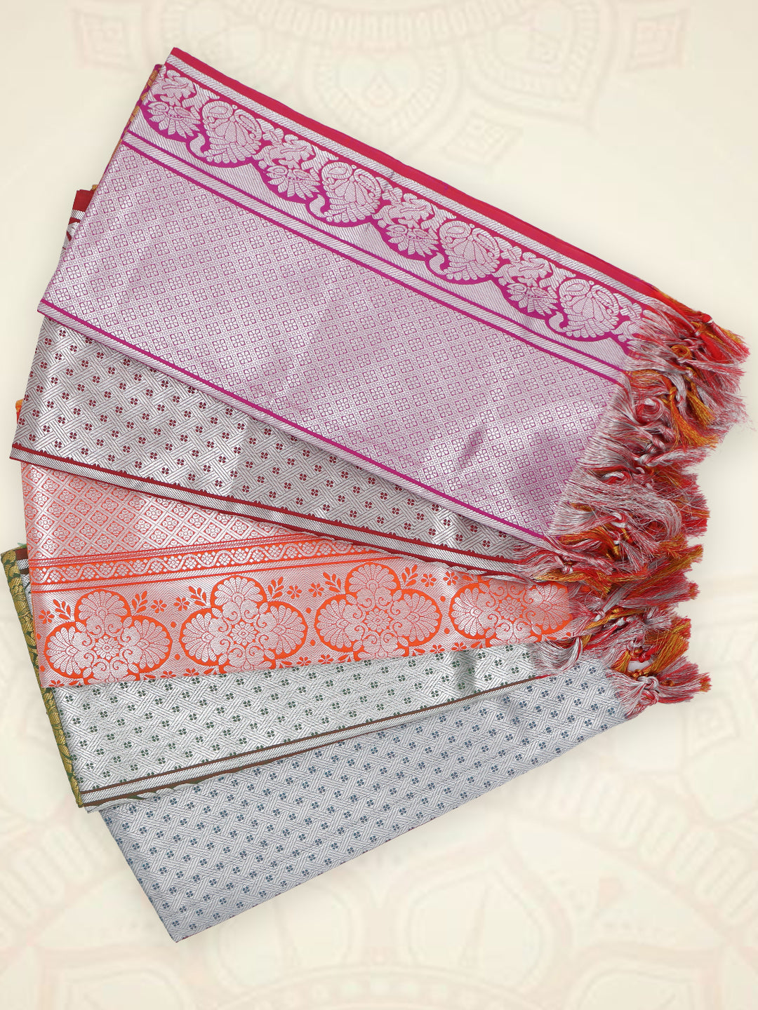 Art Silk Ponnadai Shawl Assorted Colour 513