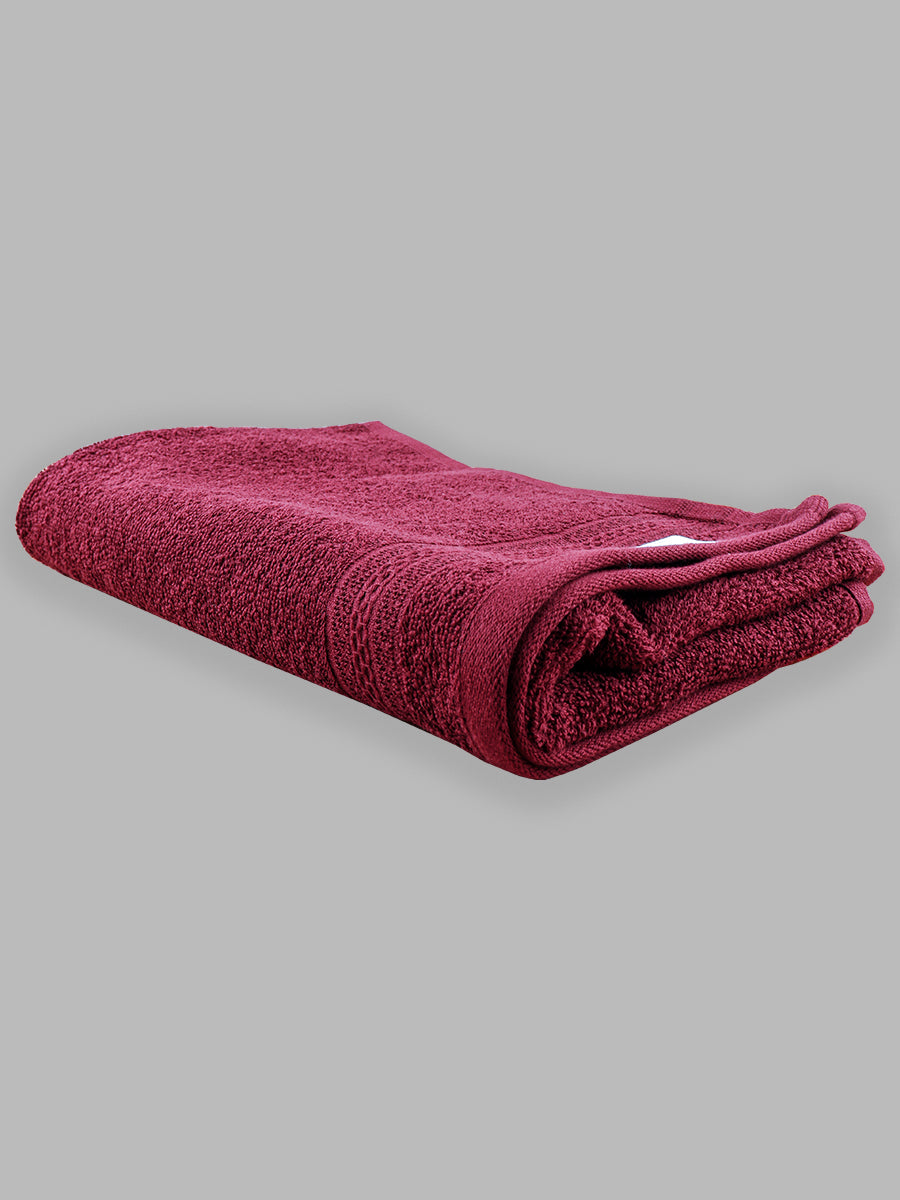 Premium Soft & Absorbent Maroon Terry Hand Towel HC2 (Pack of 4)