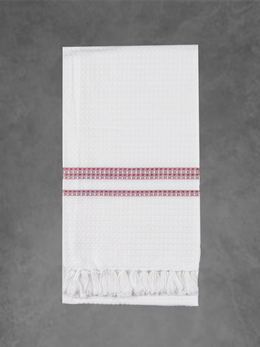 Comfort Cotton Unique Weaving Pattern Bath Towel 1049-Pink