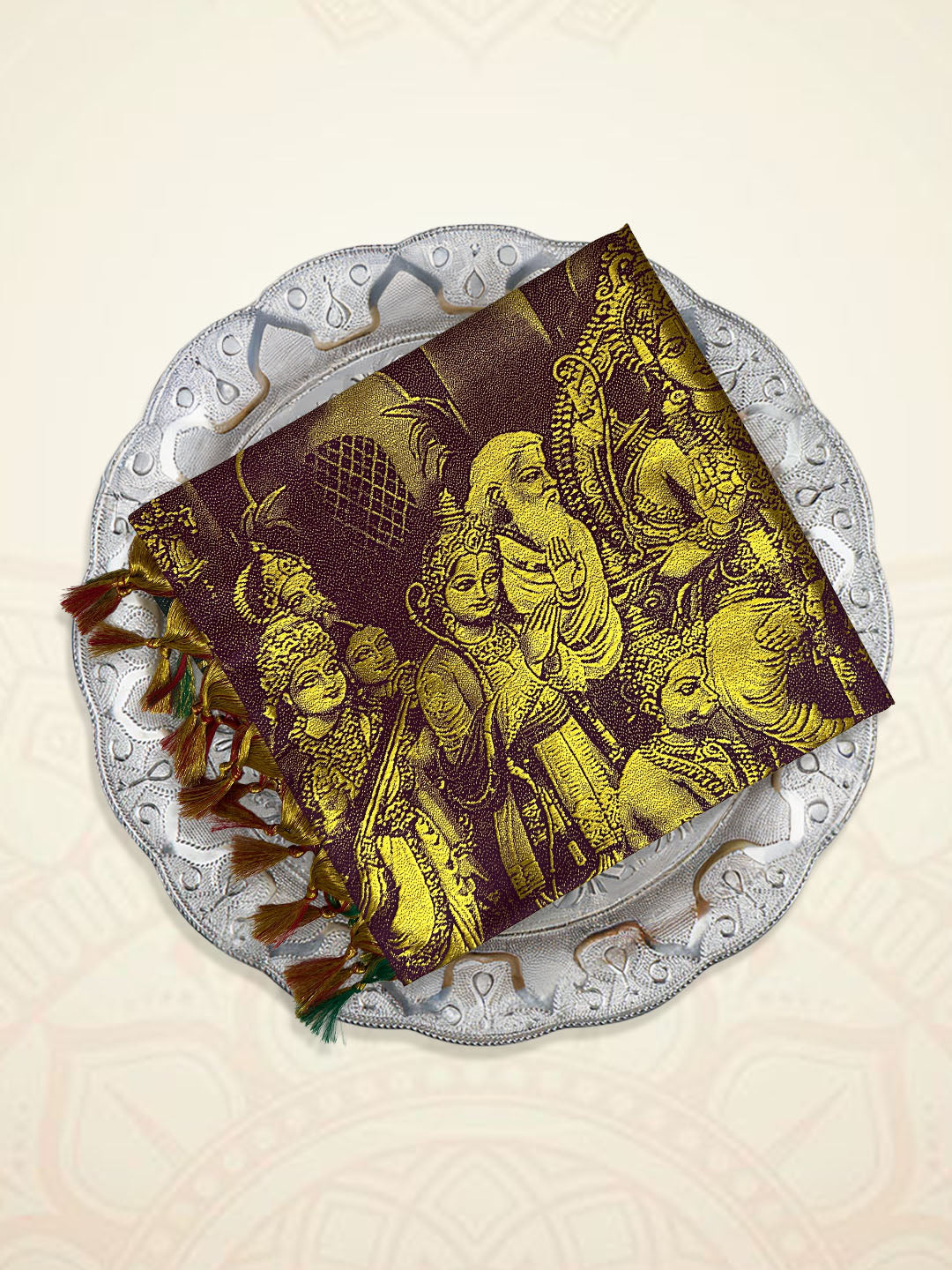 Art Silk Pattabishegham Ponnadai Shawl Assorted Colour 518