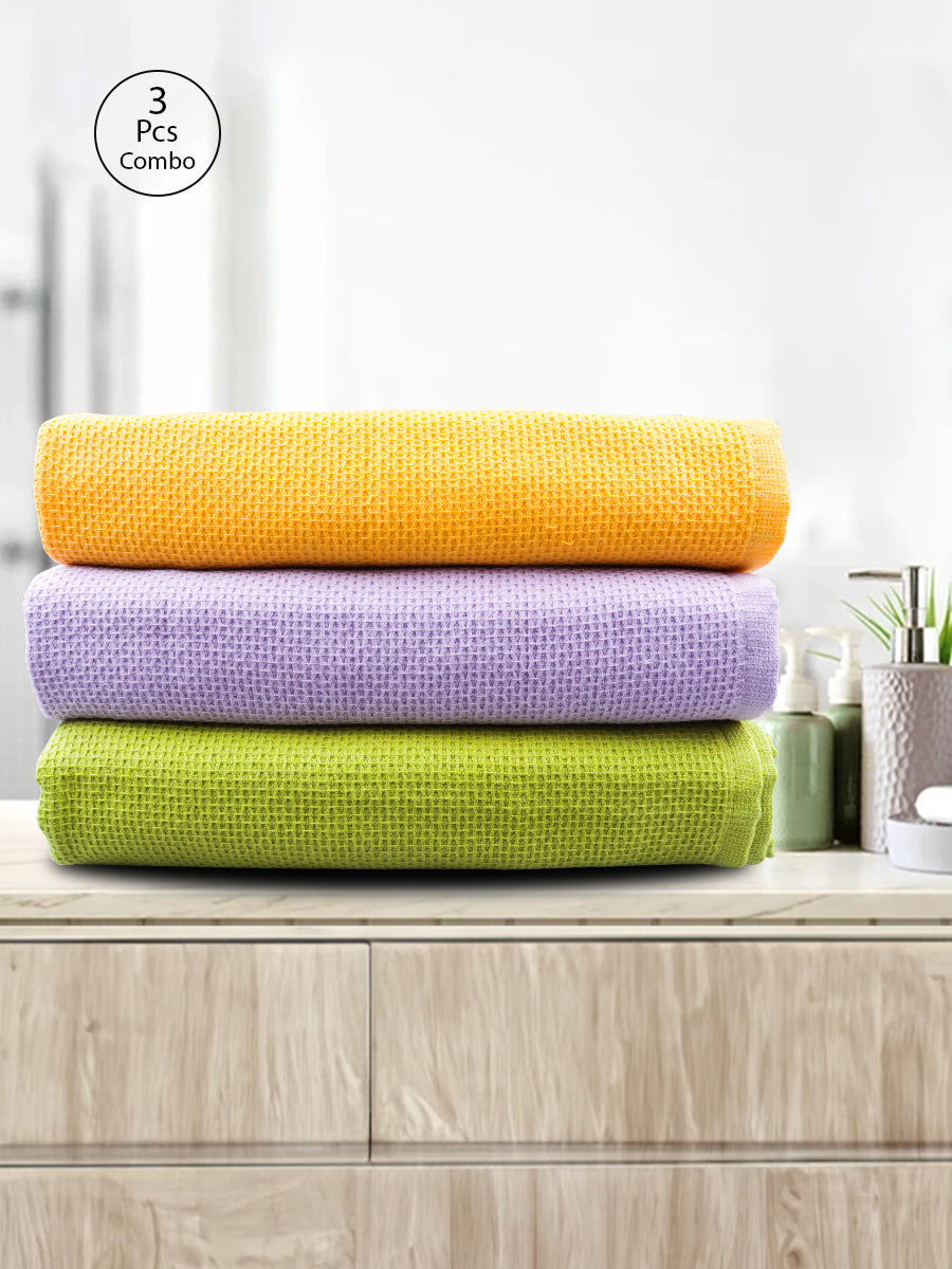 100% Cotton Elite Hand Towel_MOL (Pack of 3)