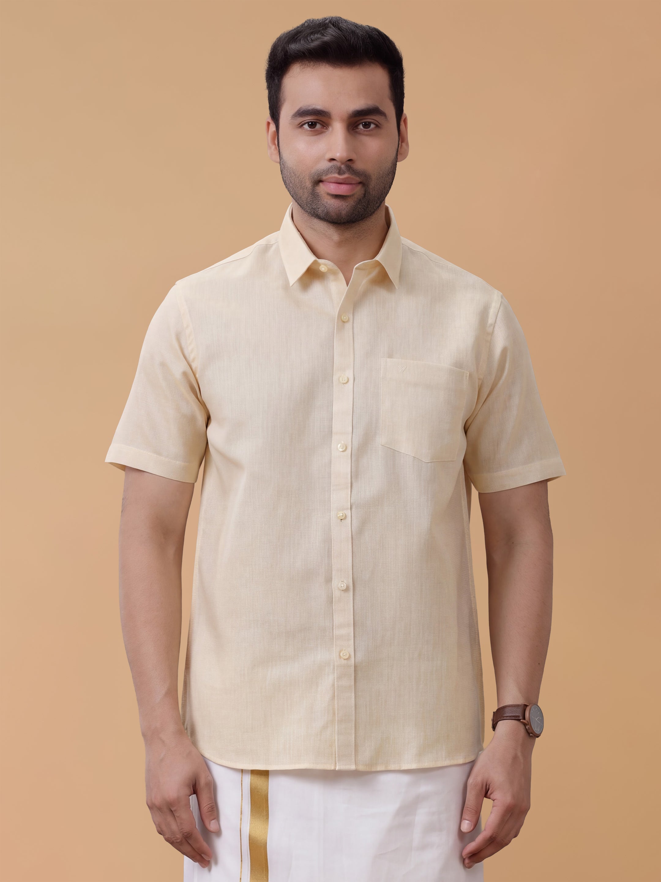 Cotton Rich Sandal Regular Fit Shirt T3 CV8