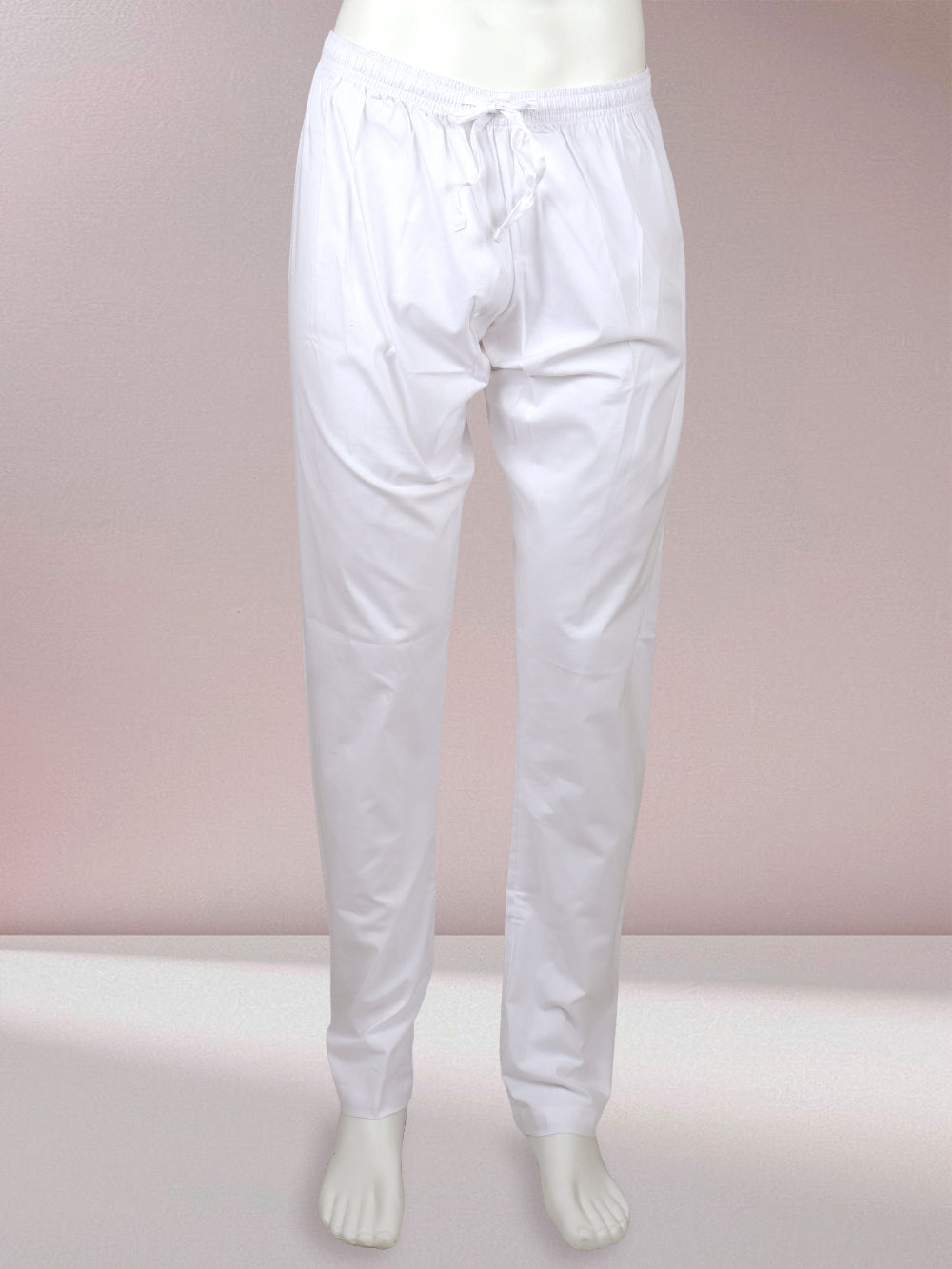 Men Stretch Cotton White Kurta Pant