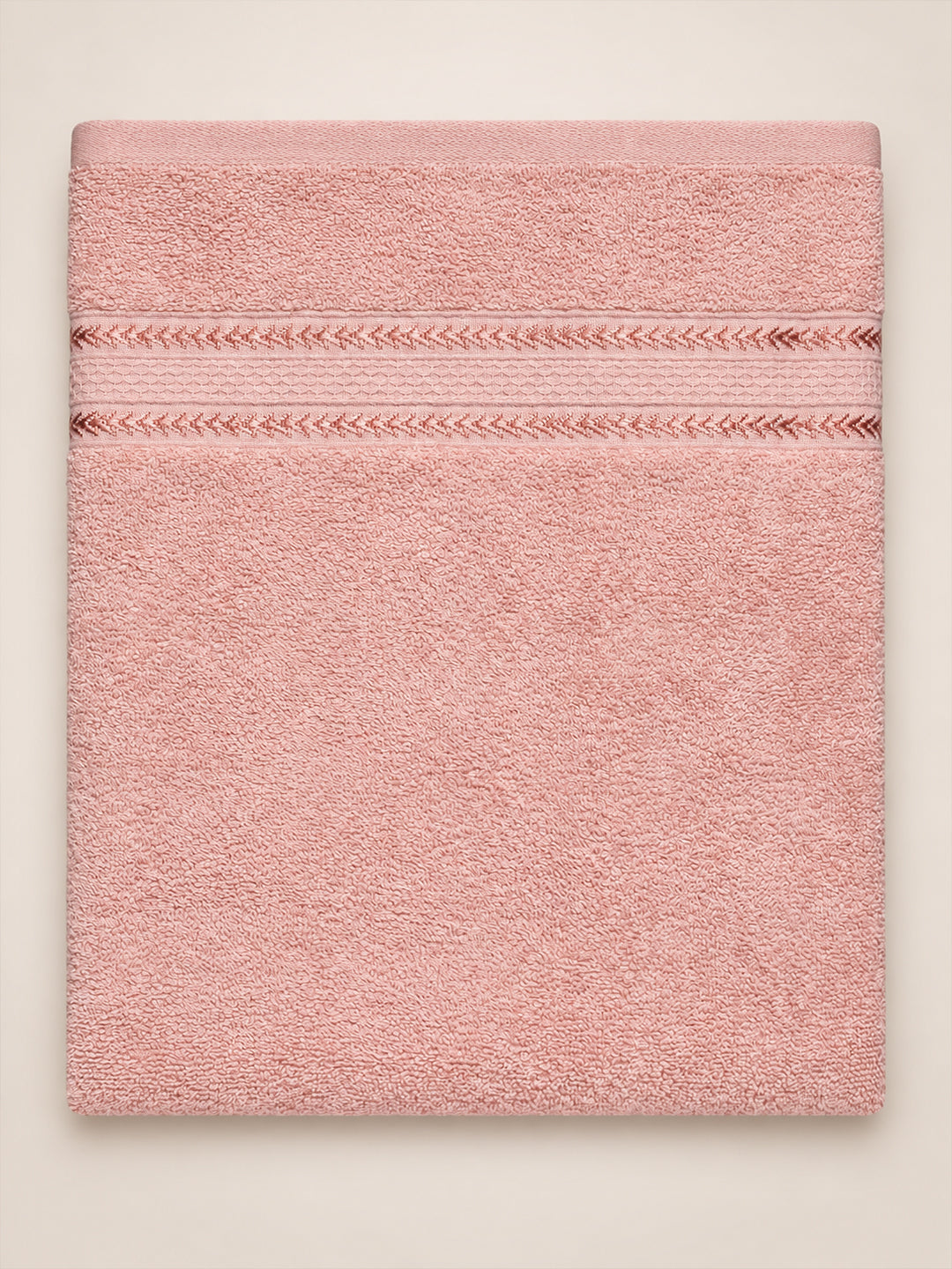 100% Cotton Coral Terry Bath Towel - 380 GSM | 75 x 150 cm