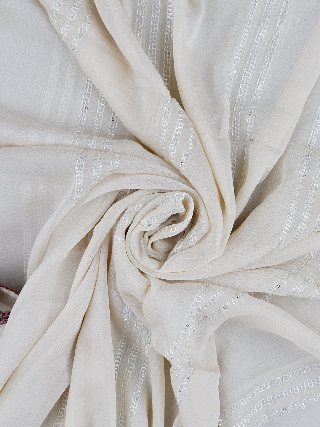 Women Maroon Colour Self Design Digital Print Unstitched Tissue Cotton Dress Material DM128