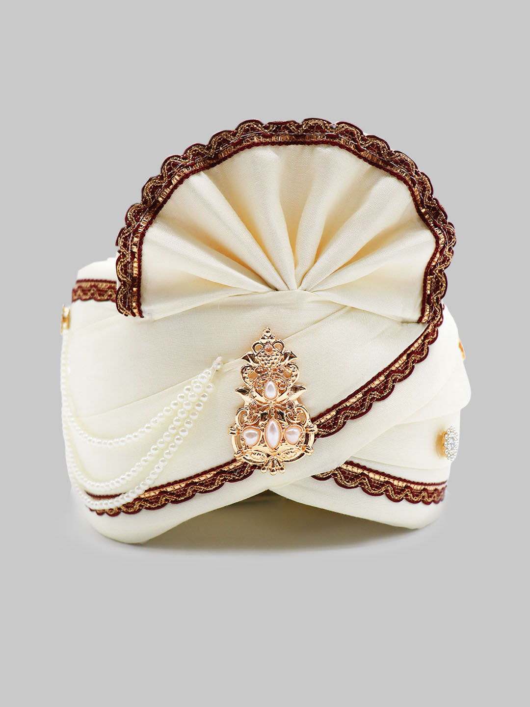 Traditional Silky Style Wedding Turban  - 94