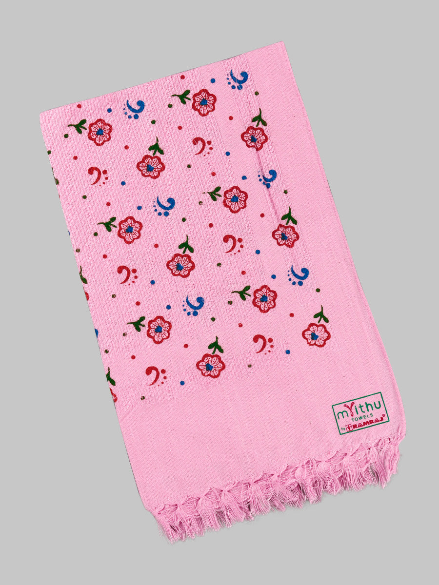 Cool Touch Napkin Print Colour (4 PCs Pack)-Pink