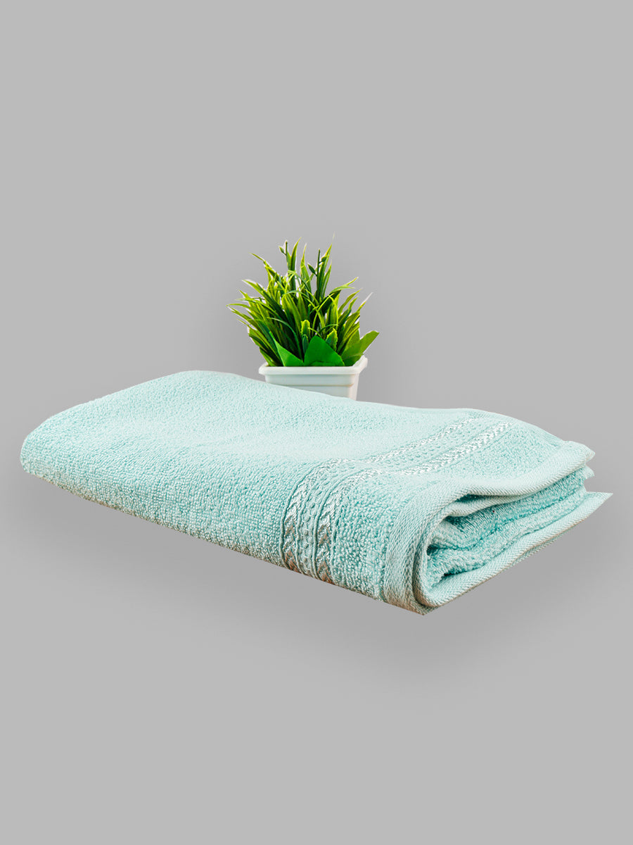 Premium Soft & Absorbent Light Blue Terry Hand Towel HC9-View three