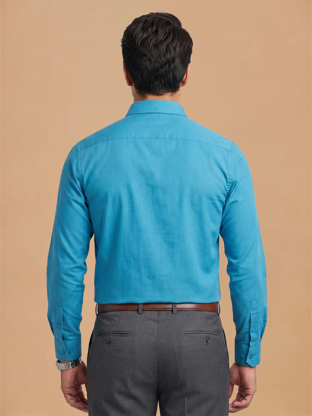 Pack of 2 | 100% Cotton Smart Fit Shirts - Deep Pink & Blue