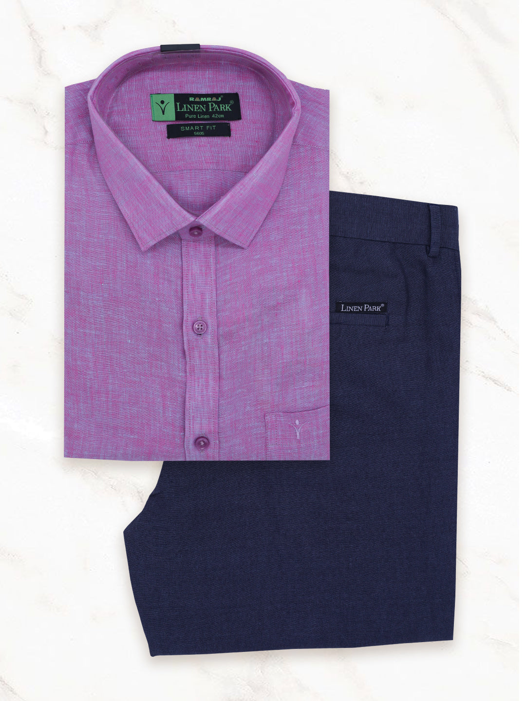 Mens Pure Linen Shirt and Linen Cotton Pant Combo LC10