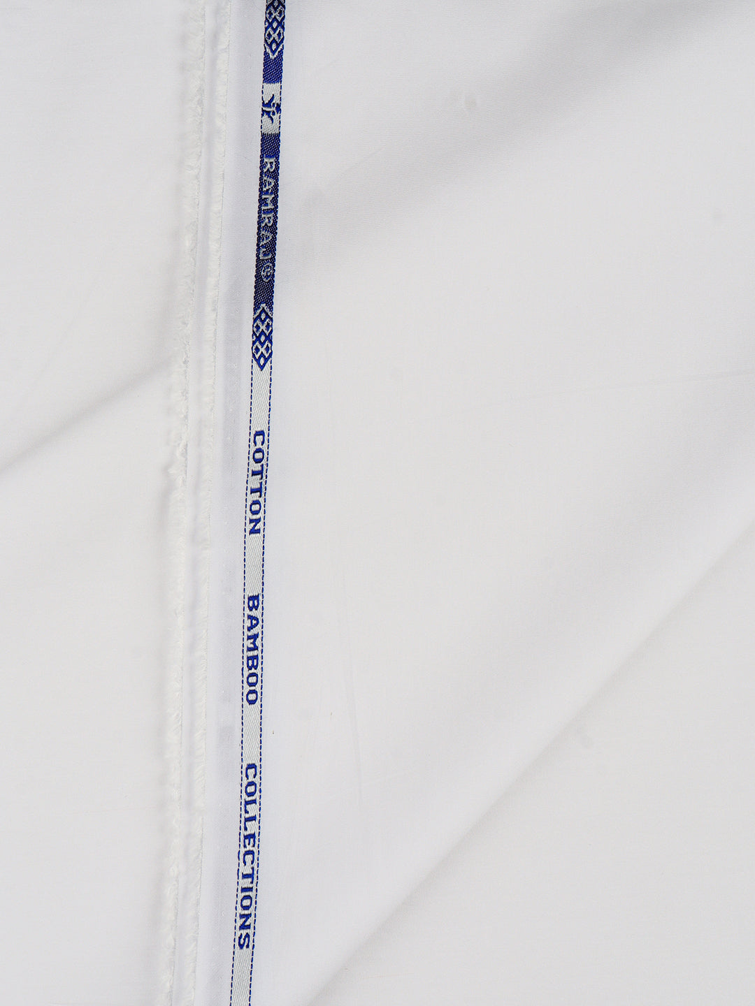 Men Bamboo Cotton White Shirt Fabric