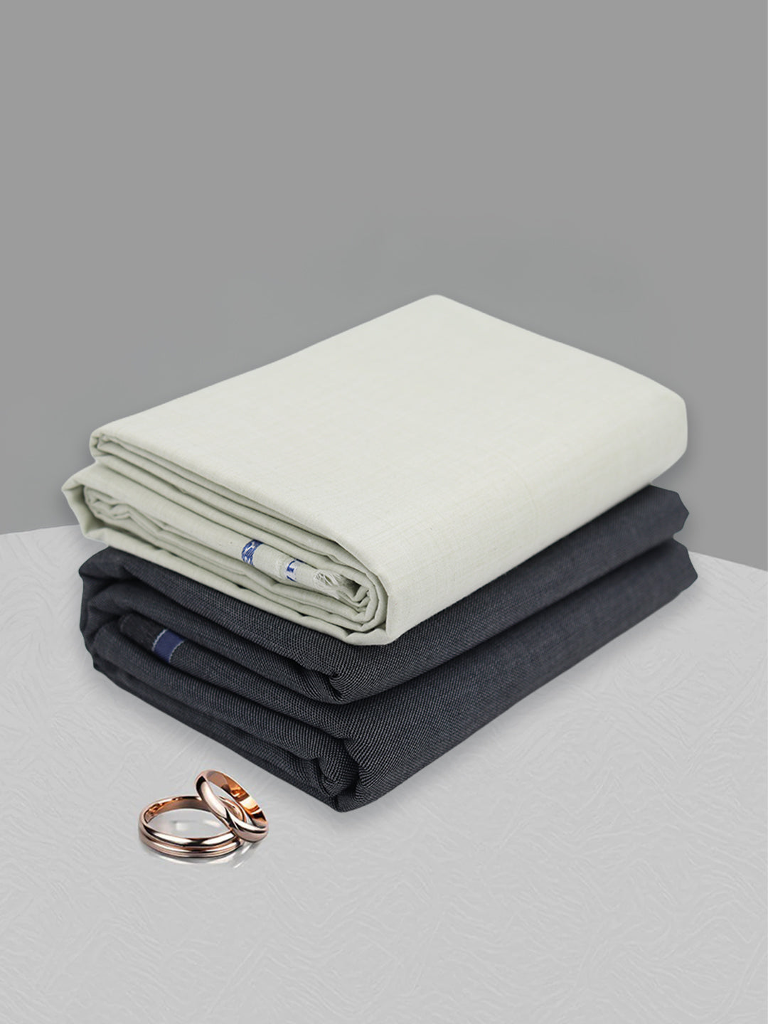 Men 100% Cotton Plain Shirting & Suiting Gift Box RY86