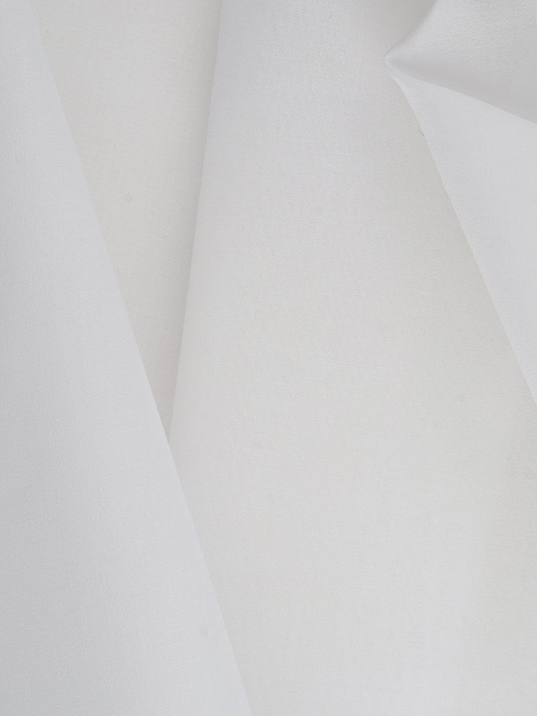 Men Wrinkle Free Plain Fabric White Metalian