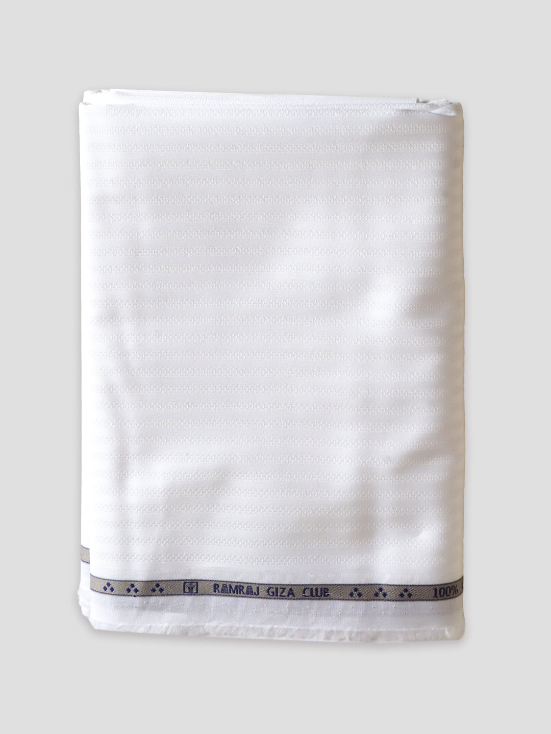 Men 100% Giza Cotton Self Design White Shirt Fabric Mosco Dobby C17