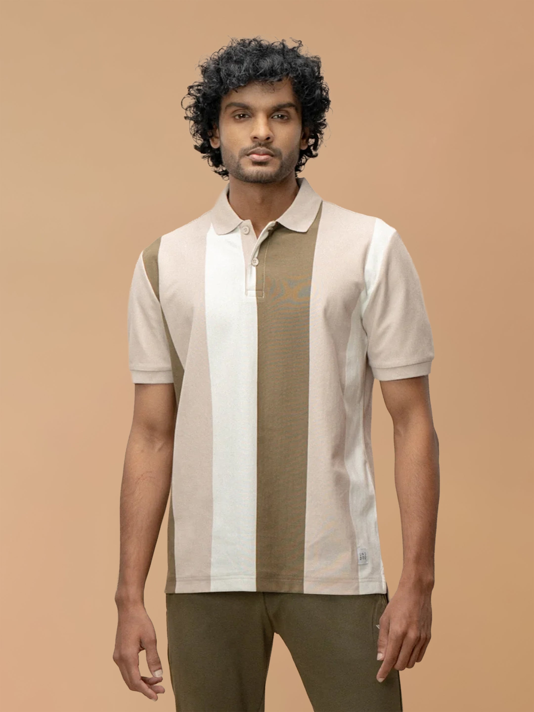Stripper Cotton Rich Polo Stone Gray