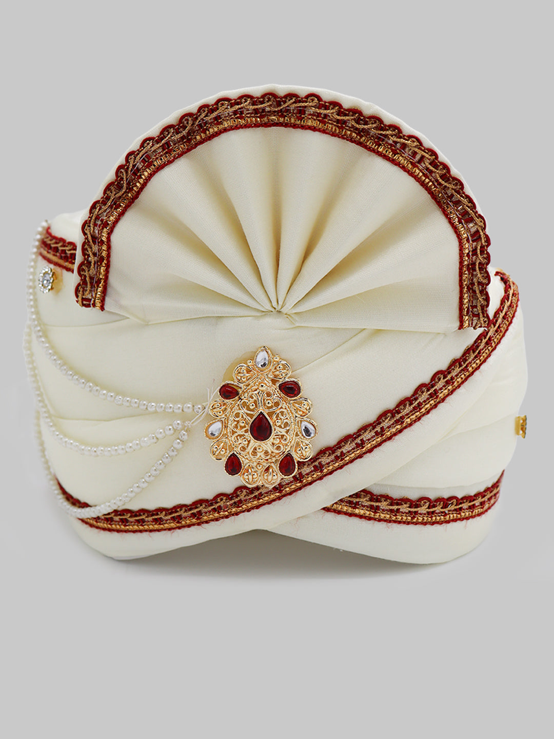 Traditional Silky Style Wedding Turban  - 110