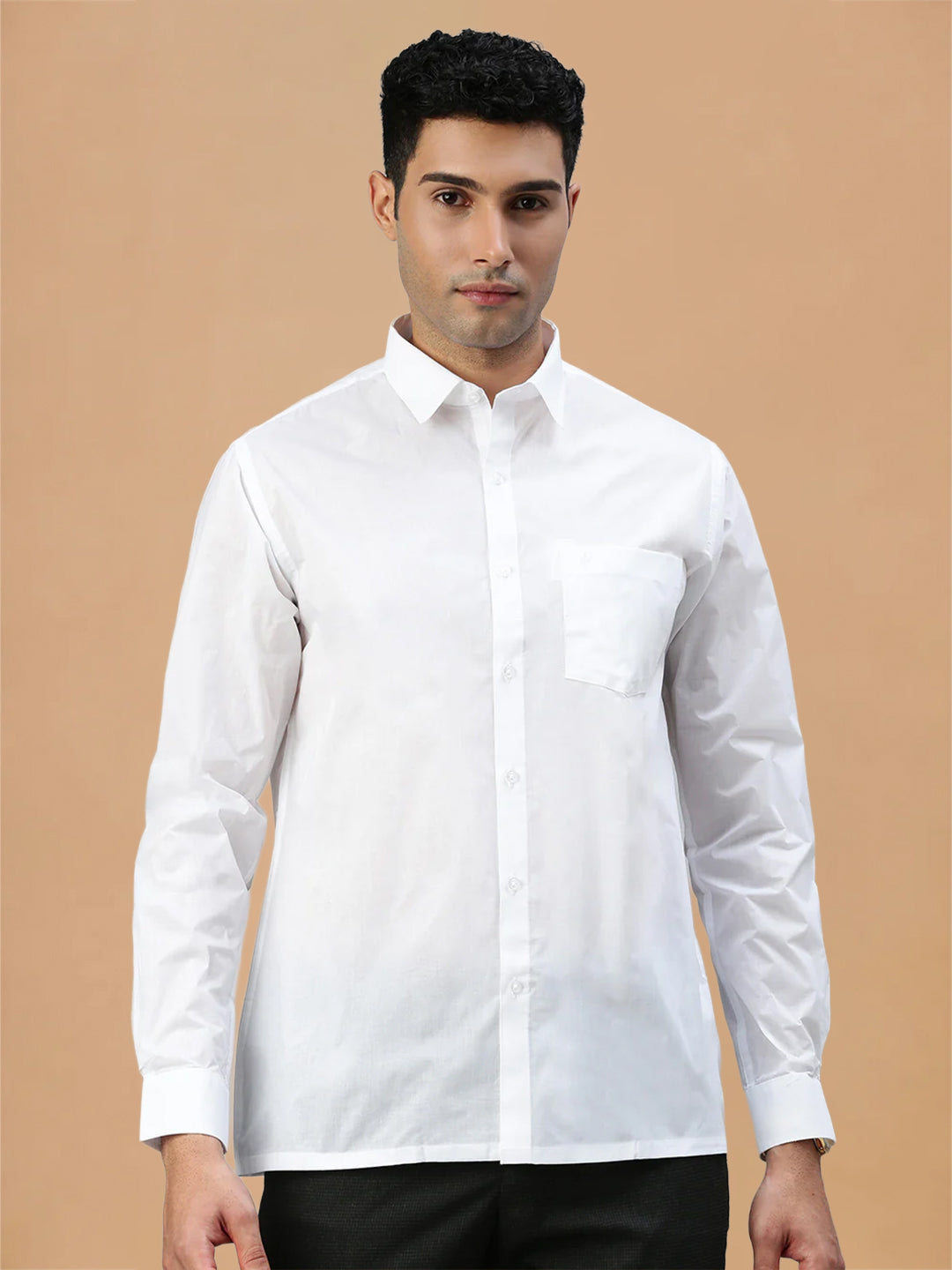 Mono Cotton White Shirt – Nanow Premium