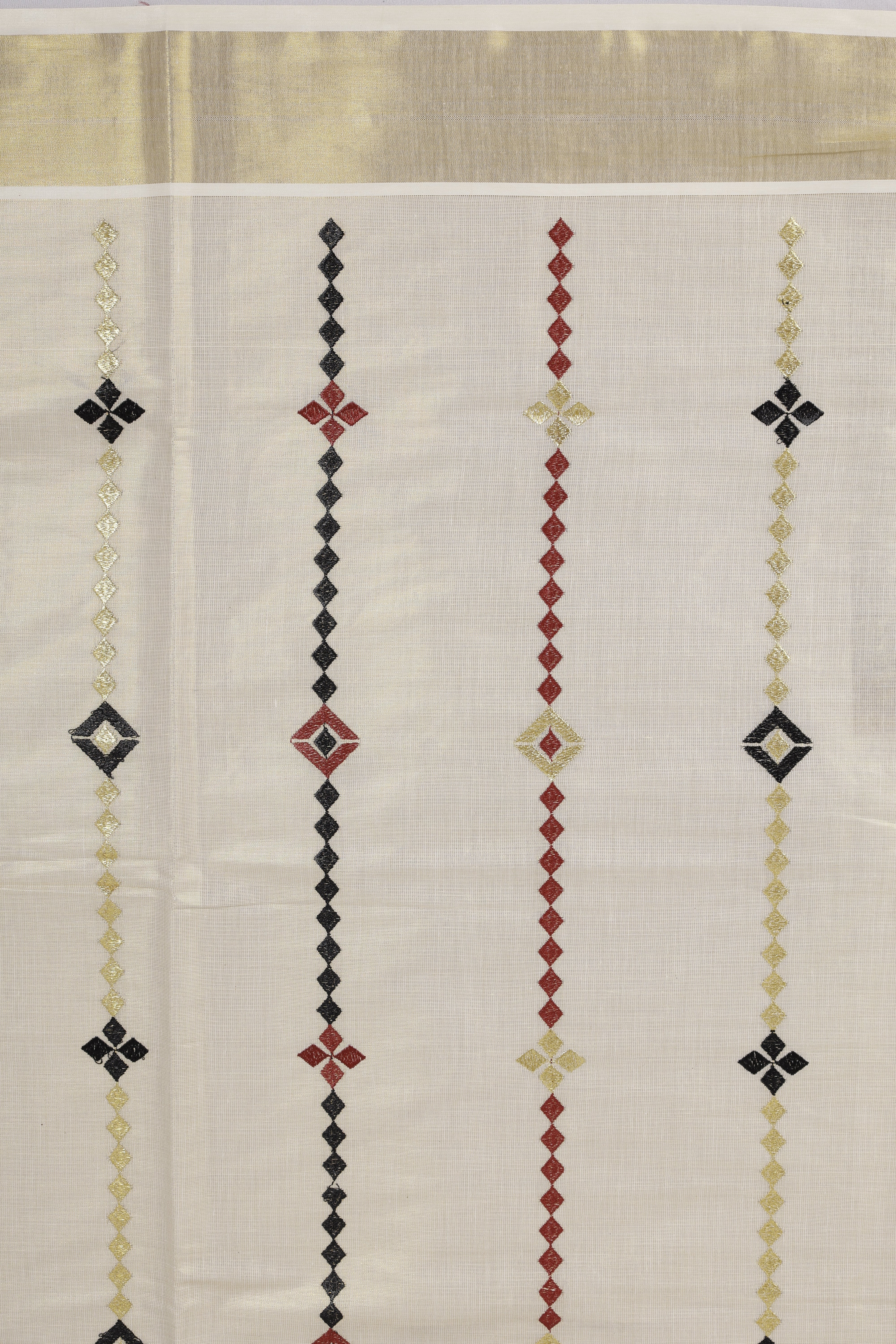 Women Tissue Gold Embroidered Saree KLS45
