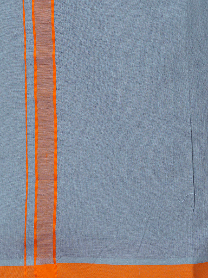 Mens Grey Lungi with Fancy Border Mystyle Colour 3