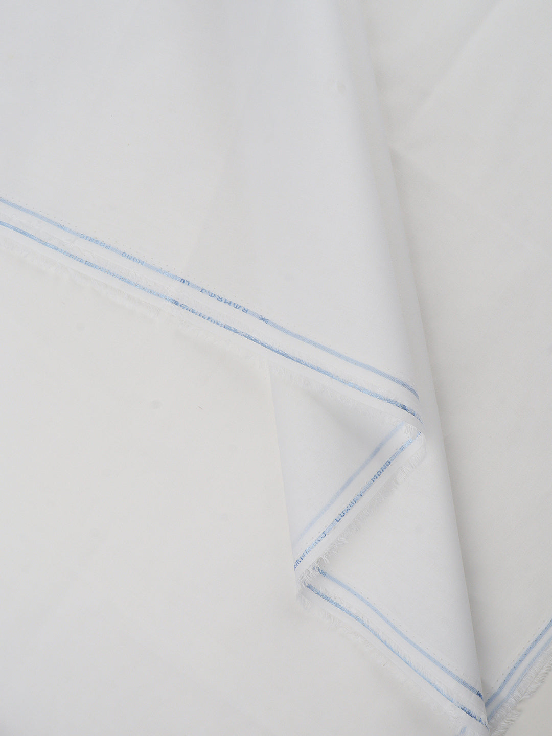 Cotton white shirt Unstitched Fabric-Aircool