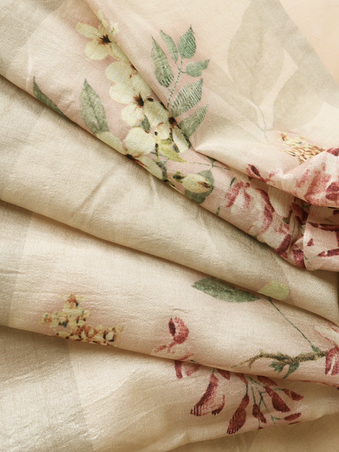 Women Sandal Semi Tussar Printed Saree ST268
