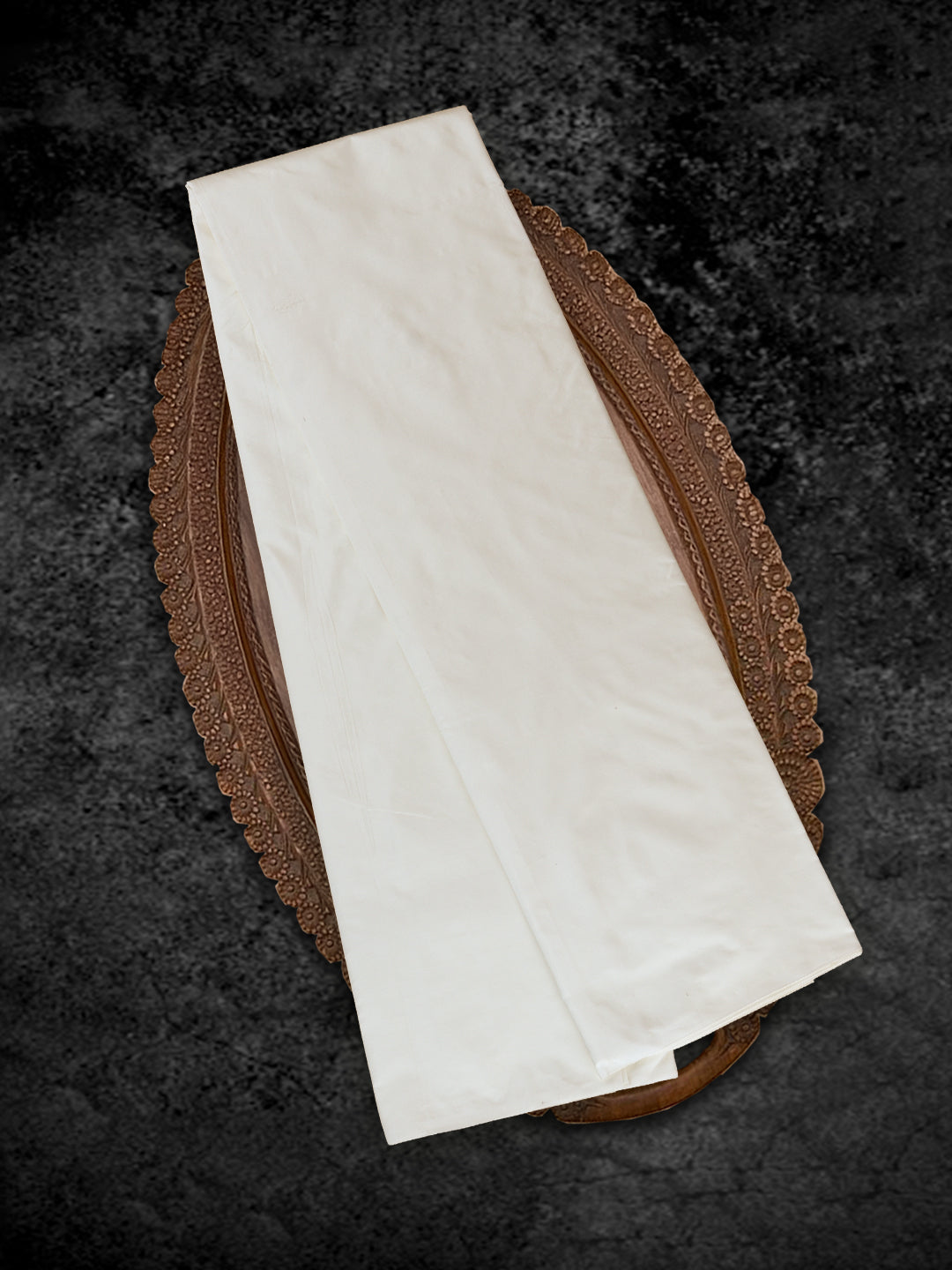 Men Pure Silk Cream Shirting Fabric