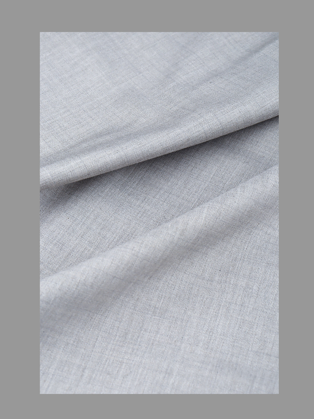 Men  Poly Viscose Blend Pants Fabric Grey Fun Days